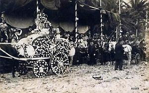 ALGER - BATAILLE DE FLEURS4 - 1909